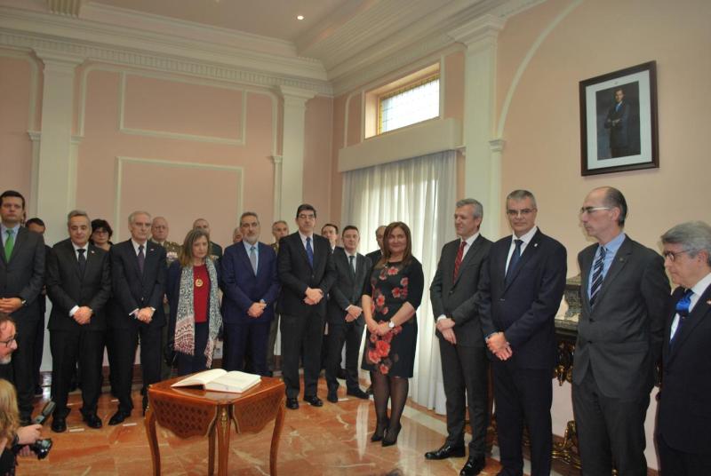 Imagen de la toma de posesión de la nueva subdelegada del Gobierno en Pontevedra