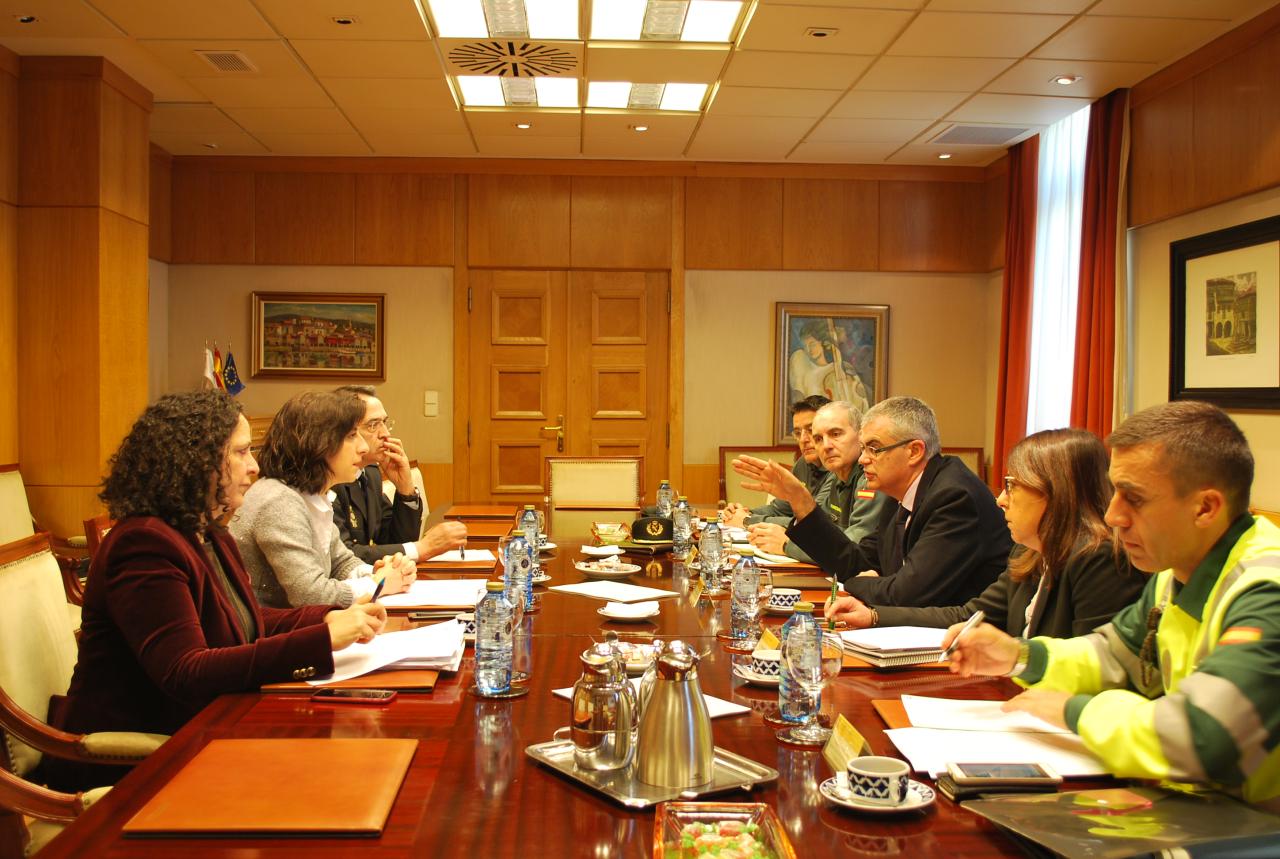 Imagen de la reunión celebrada en la Delegación del Gobierno