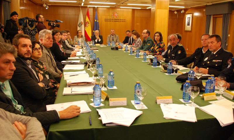 Imagen de la reunión de la Comisión de Tráfico