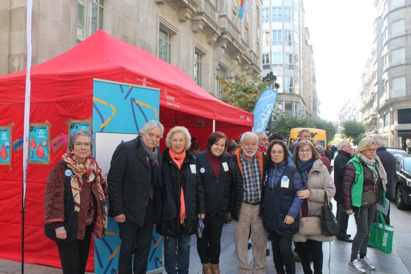 O Subdelegado do Goberno en Ourense acompañou á Asociación Diabética Auria no Día Mundial da Diabetes
