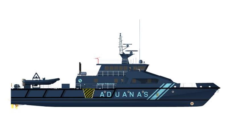 Javier Losada valora la operación por la que el astillero gallego Rodman construirá un patrullero de Vigilancia Aduanera por valor de 8,2 M de euros