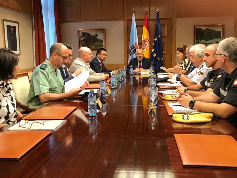 Javier Losada valora positivamente la colaboración del Estado en la lucha contra los incendios en Galicia durante los meses de máximo riesgo