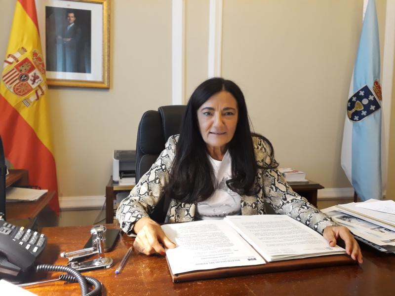 Isabel Rodríguez anuncia que o Goberno financia o acondicionamento dun aparcamento en Mondoñedo