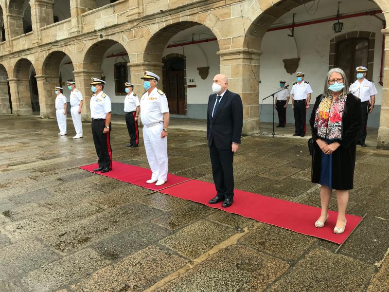 Javier Losada agradece el servicio de la Armada a Galicia durante la vigencia del estado de alarma