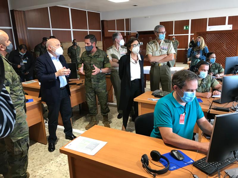 Javier Losada informa del inicio del trabajo de 180 rastreadores del Ministerio de Defensa en Galicia la próxima semana 