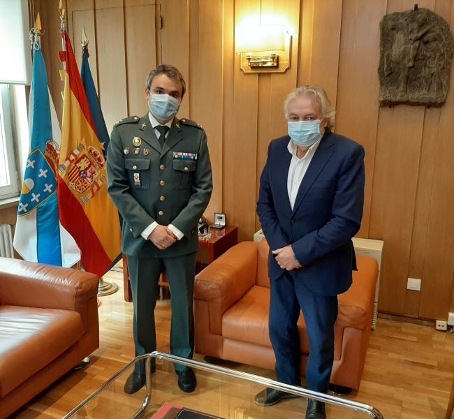 O subdelegado do Goberno en Ourense felicita ao capitán Norberto Aser González Trigo polo seu ascenso