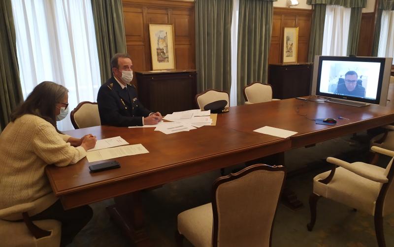 Subdelegación do Goberno, Concello e Policía Nacional abordan a situación da seguridade cidadá en Ribeira