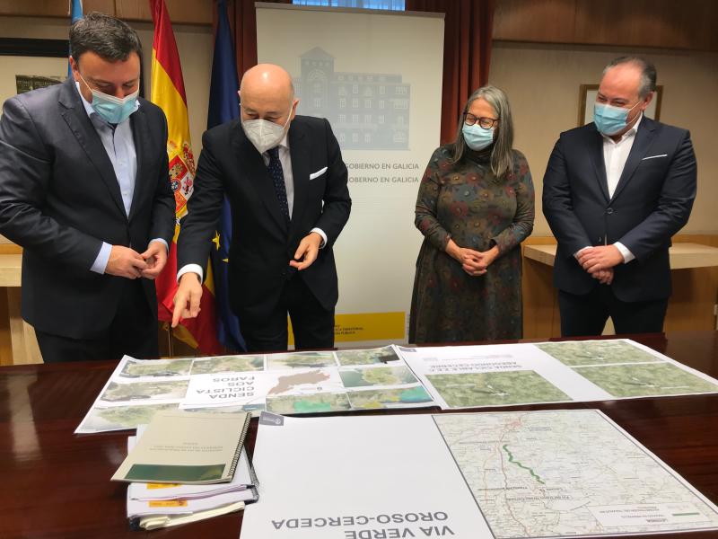 Javier Losada destaca la colaboración del Gobierno con la Diputación de A Coruña a la que aporta 7,2 millones de euros para desarrollar el “Plan Director de Movilidad Ciclista” de la provincia