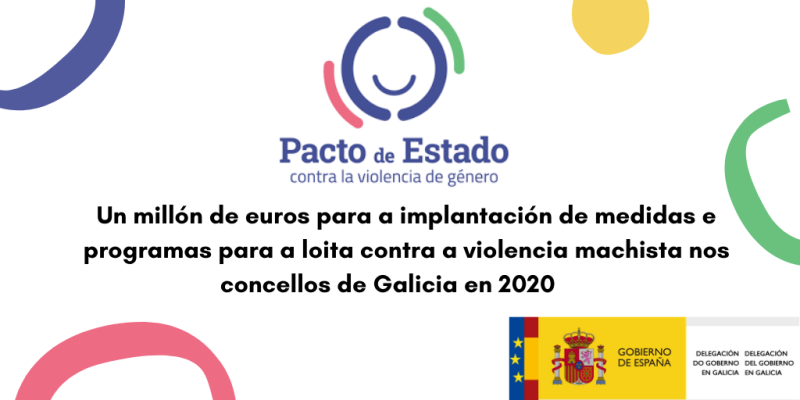 Os concellos de Galicia disporán este ano dun millón de euros para o desenvolvemento do Pacto de Estado contra a Violencia de Xénero