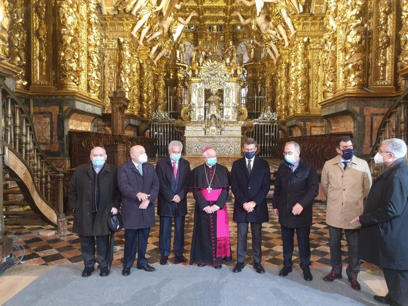 Javier Losada reitera que el Gobierno de España es el primer peregrino del Año Santo ante el fin de la restauración de la Catedral de Santiago con fondos estatales