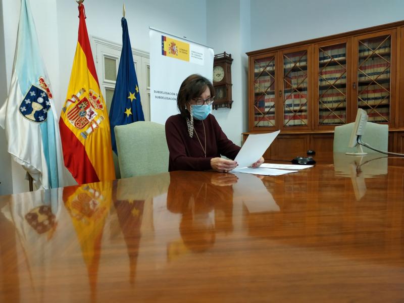 Maica Larriba destaca a total colaboración da Subdelegación do Goberno coa Xunta de Galicia para implementar as novas medidas adoptadas en materia COVID