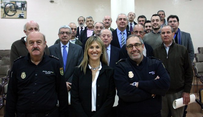 Palmer y Jarabo, junto con los policías jubilados en 2015