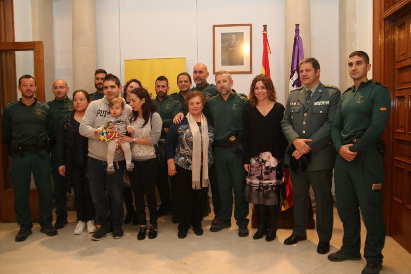 Particulars i famílies afectades per les inundacions a Sant Llorenç agraeixen el seu rescat als integrants del GEAS de la Guàrdia Civil