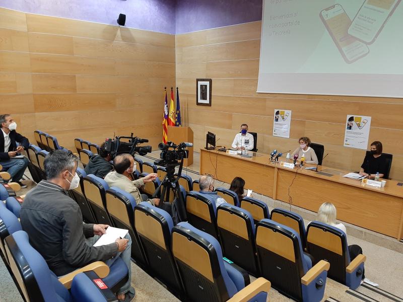 Presentació del nou portal Import@ss, avui a la Direcció Provincial de la Tresoreria General de la Seguretat Social, a Palma.