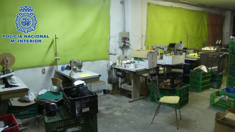 Imagen del taller desmantelado