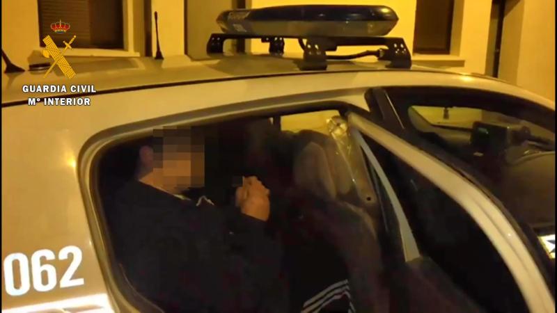 La Guardia Civil detiene a un preso huido de la cárcel de Logroño durante un permiso penitenciario.