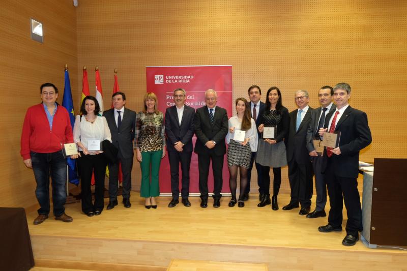 El Delegado de Gobierno participa en la entrega de los XI premios del Consejo Social de la Universidad de La Rioja.