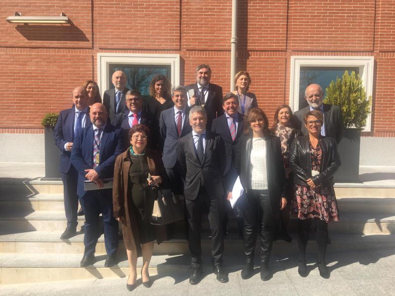 El Delegado del Gobierno asiste a La Moncloa para participar en la reunión de coordinación de Delegados del Gobierno.