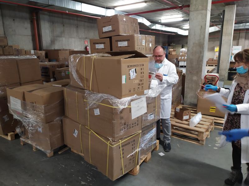 El Gobierno de España ha enviado a La Rioja 599.641 unidades de material de protección
