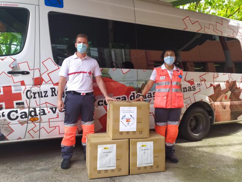 El Gobierno entrega 22.500 mascarillas a Cruz Roja, Cáritas y CERMI para su distribución a los colectivos más vulnerables en La Rioja