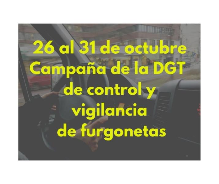 Campaña de vigilancia y control de furgonetas de la DGT durante toda la semana en La Rioja