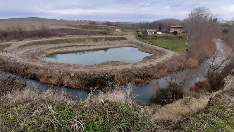 La CHE celebra el Día Mundial de los Humedales con la finalización de la recuperación fluvial del Tirón y de un humedal en Herramélluri (La Rioja)