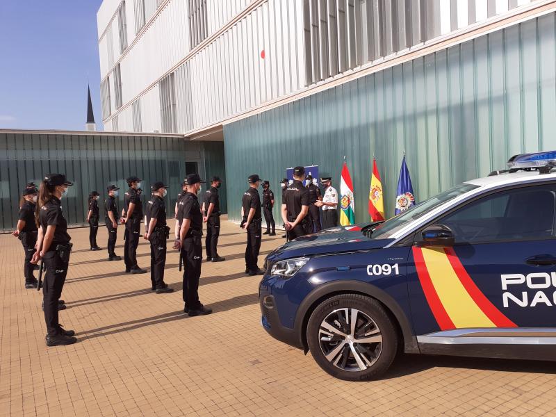 La Policía Nacional verá reforzada su plantilla con la incorporación de quince nuevos agentes en periodo de prácticas