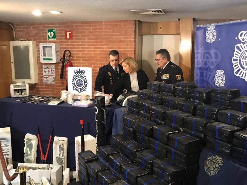 Detenidos 25 individuos e incautados más de 500 kgs de cocaína ocultos en el interior de falsos bordillos