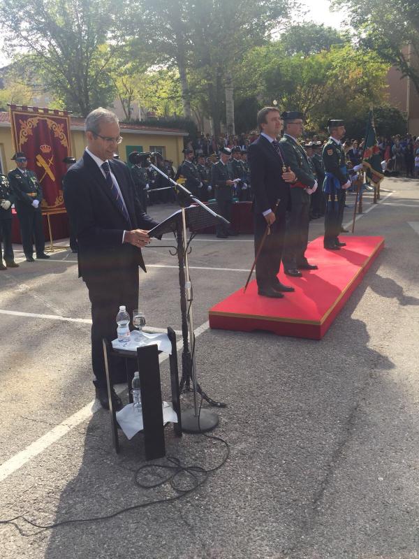 Martínez-Sicluna en los actos de celebración de la Patrona de la Guardia Civil