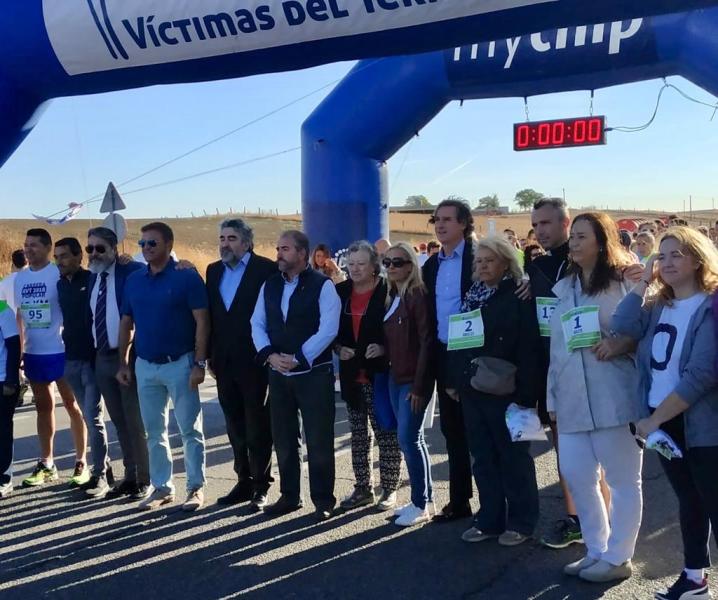 El delegado del Gobierno asiste a la Carrera Popular AVT "10 Kmts. por las víctimas" 
