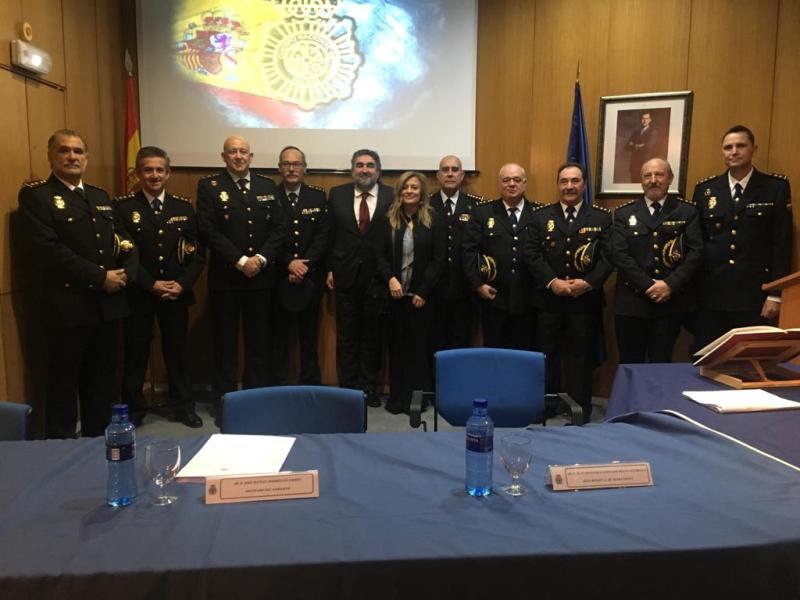 El Delegado del Gobierno asiste a la toma de posesión de siete nuevos comisarios en la JSP en el 195 aniversario de creación de la Policía Nacional