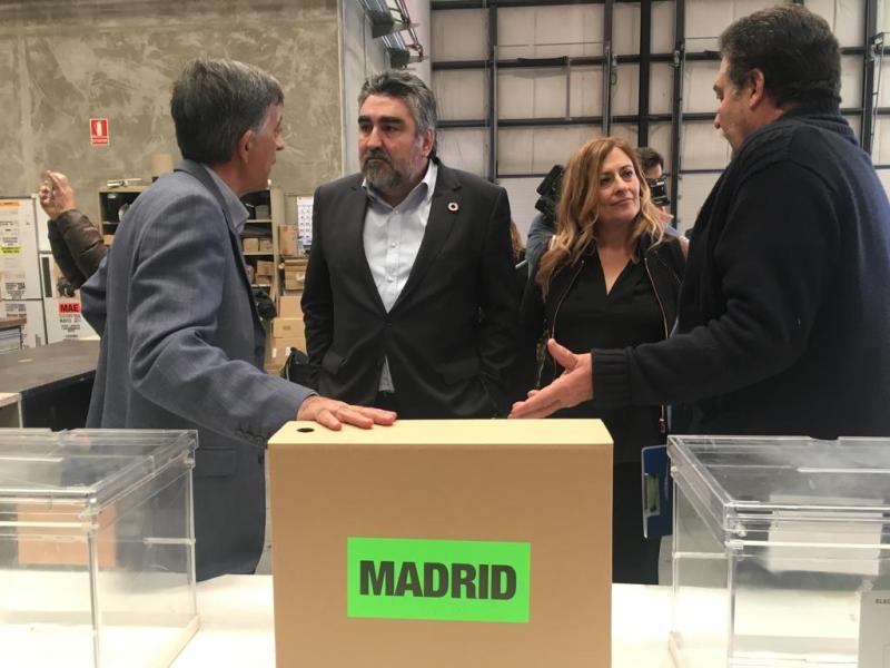 La Delegación del Gobierno distribuirá más de 42 millones de papeletas y 19.308 urnas en Madrid el próximo 28-A