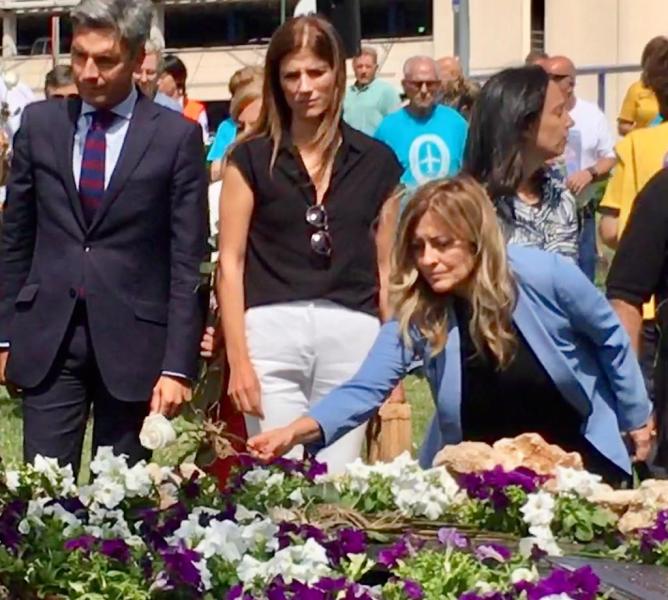 María Paz García-Vera participa en el homenaje a las víctimas del vuelo JK5022 de Spanair en el XI aniversario de la tragedia