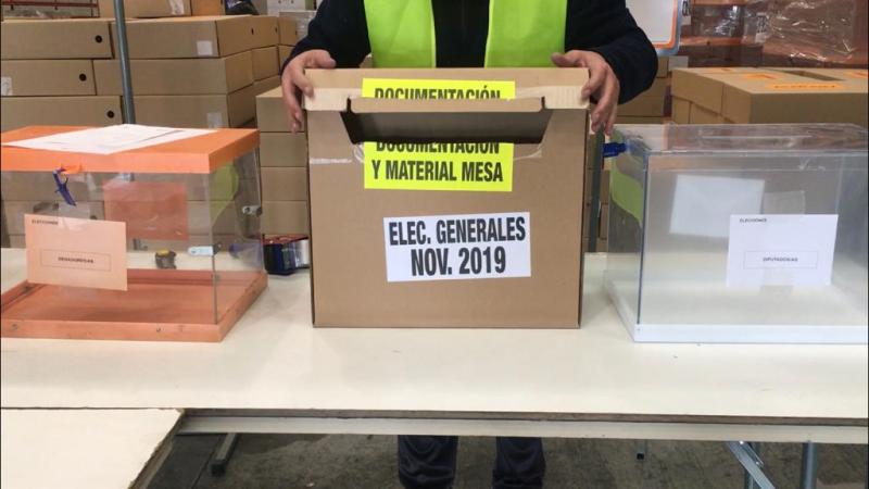 La Delegación del Gobierno distribuirá más de 48 millones de papeletas y 19.348 urnas en Madrid el próximo 10-N