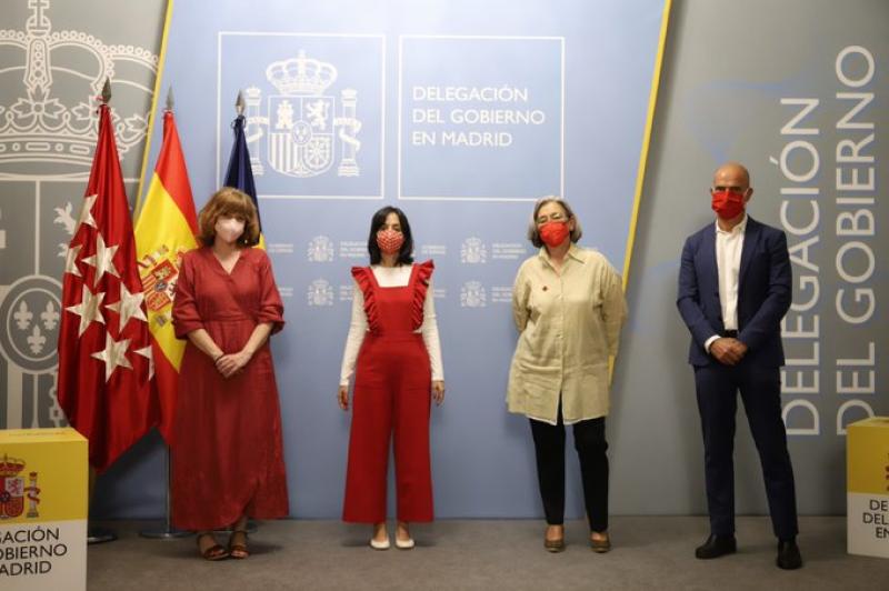 Mercedes González se reúne con los responsables de Cruz Roja Madrid