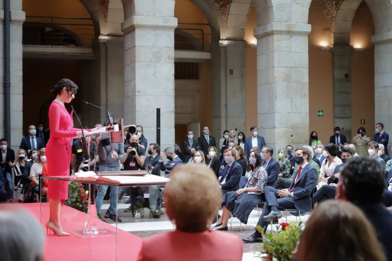 Mercedes González asiste a la toma de posesión de Isabel Díaz Ayuso como presidenta de la Comunidad de Madrid