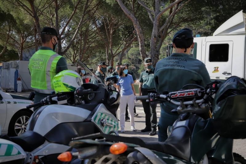 Mercedes González supervisa el dispositivo del ‘Plan Verano 2021’ compuesto por 1.500 agentes de la Guardia Civil