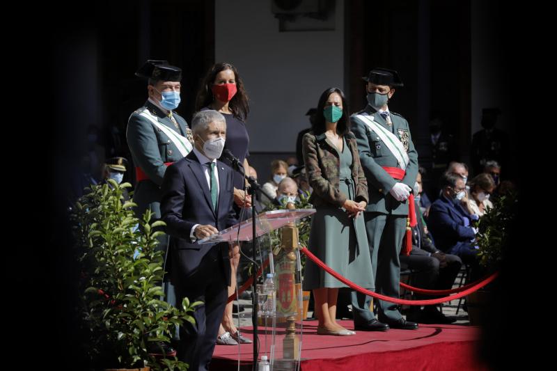 Mercedes González asiste al acto de celebración de la Patrona de la Guardia Civil en Madrid