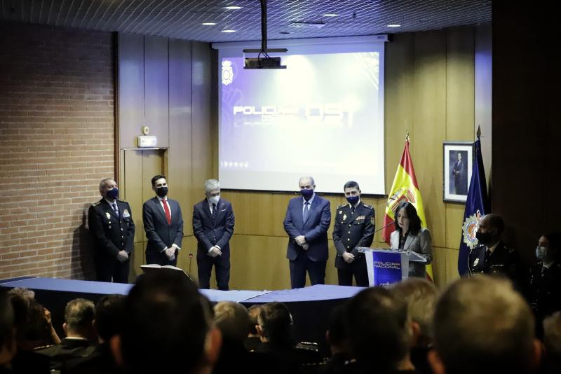 Mercedes González participa en el acto de toma de posesión del nuevo jefe superior de la Policía Nacional de Madrid, Manuel Soto Seoane