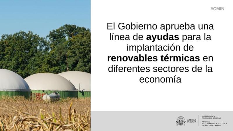 La Comunidad de Madrid recibirá casi 23 millones de euros en ayudas para la implantación de renovables térmicas en diferentes sectores de la economía