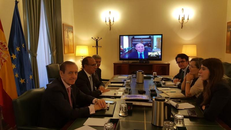 Reunión sobre la situación de las fronteras de Melilla y Ceuta en la Dirección General de Relaciones Internacionales y Extranjería