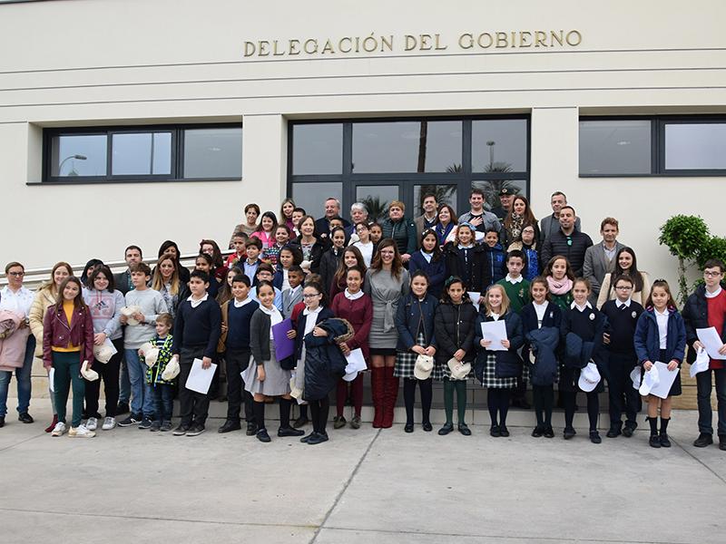 Alumnos de Primaria de todos los centros educativos de Melilla hacen una lectura de la Constitución con motivo de su 40 aniversario