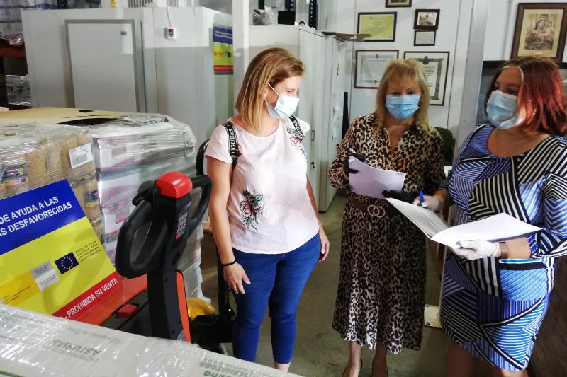Videoconferencia con entidades sin ánimo de lucro para abordar mejoras en el programa de ayuda alimentaria a personas desfavorecidas en Melilla
