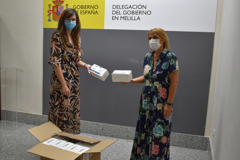 El Gobierno de España distribuye otras 46.000 mascarillas a Melilla a través de la Delegación del Gobierno