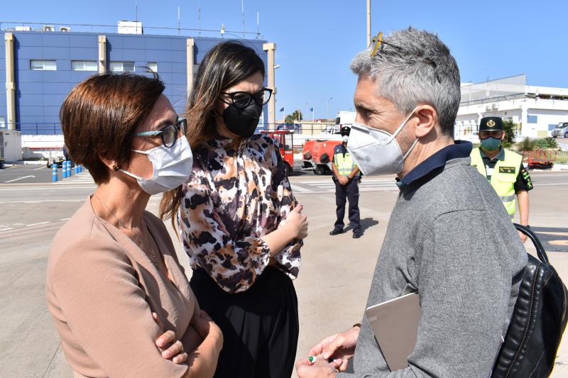 Grande-Marlaska viaja Melilla para seguir reforzando los operativos de protección del perímetro fronterizo