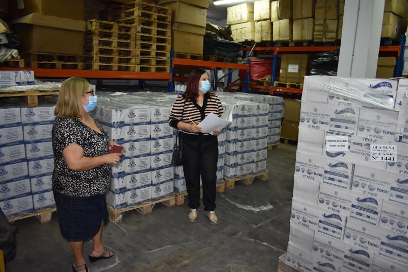 El Gobierno de España distribuye más de 88.000 kilos de alimentos del programa europeo para ayudar a las personas desfavorecidas de Melilla