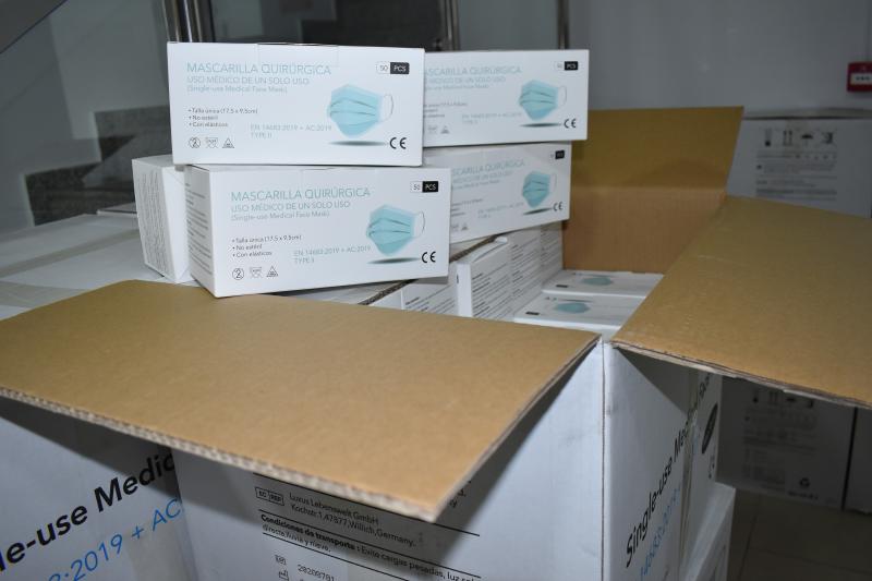 La Delegación del Gobierno distribuye 47.500 mascarillas quirúrgicas para escolares y  colectivos vulnerables de Melilla