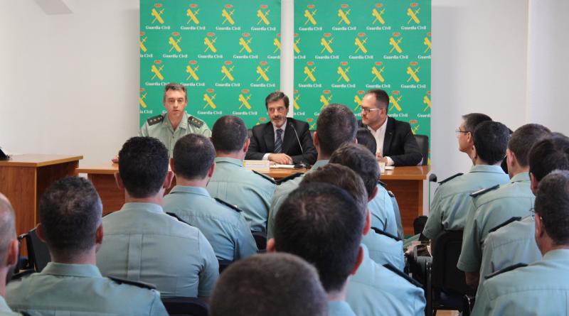 El delegado del Gobierno preside el acto de clausura del curso de prevención de riesgos laborales para Guardia Civil 

