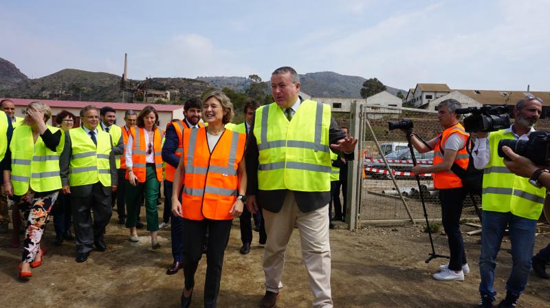 Las obras de regeneración de la Bahía de Portmán finalizarán en 2020