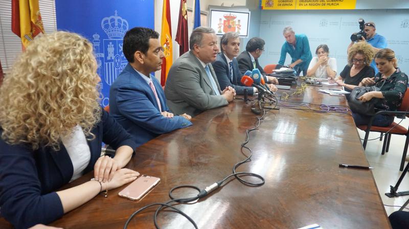 Bernabé califica de “histórica” la inversión de casi 2.000 millones de euros en infraestructuras para la Región de Murcia anunciada por el Ministro de Fomento